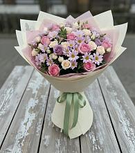 Букет цветов из:  Розы и Хризантемы в Ртищево