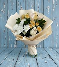 Букет цветов из:  Розы и Хризантемы в Ртищево